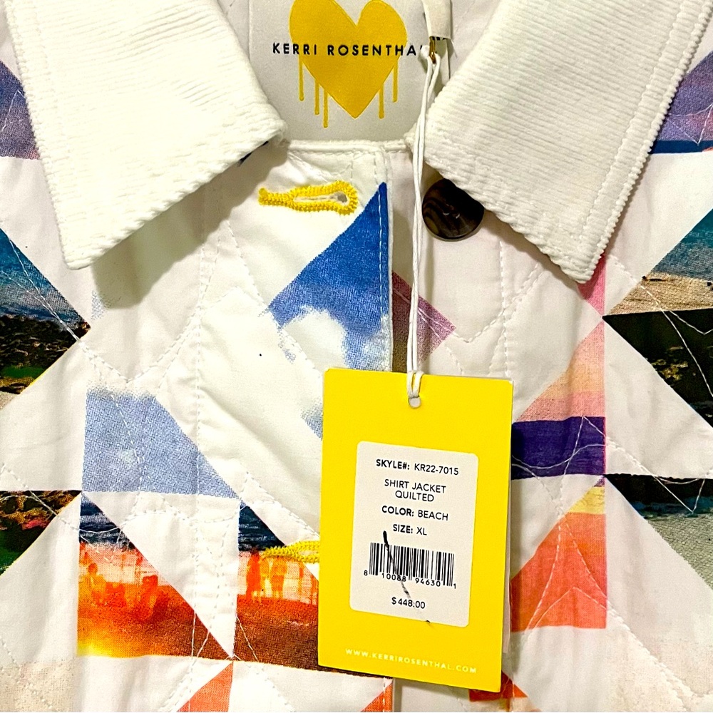 Jacket - Patchwork - Brand new by designer Kerry Rosenthal - Westport , CT